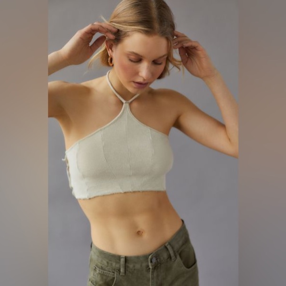 UO Casablanca Seamed Halter Top